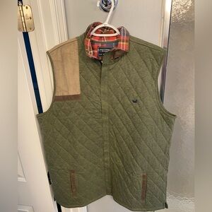 XL Southern Marsh Quilted Zip Vest